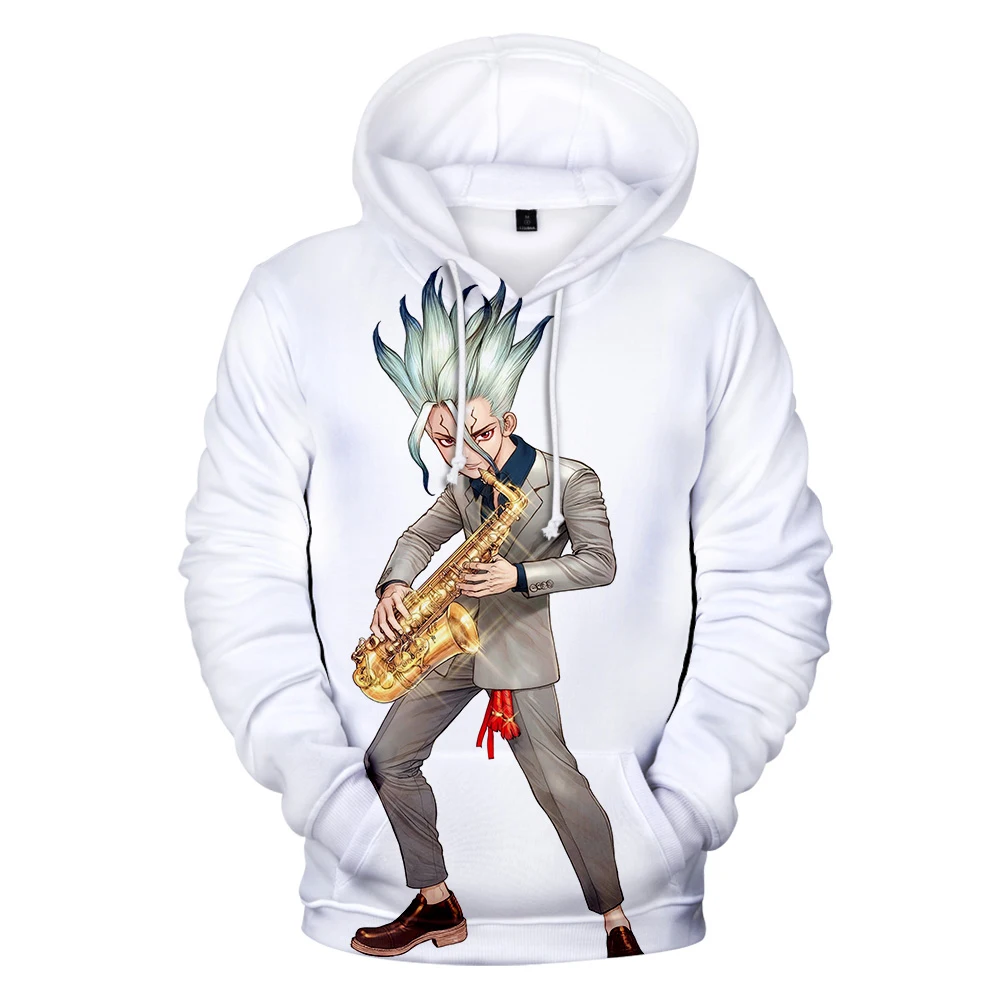 

Trendy Classic Kawaii Dr.stone 3D printed Hoodies Sweatshirts Men/Women Youthful Sweatshirt Adult/Child Trendy Leisure Pullovers