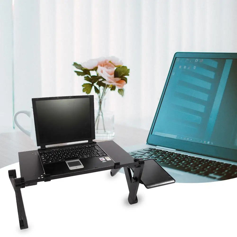 

Portable Adjustable Assembled Folding Table for Laptop Computer Stand Desk
