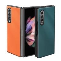 for samsung galaxy z fold 3 filp 3 fold3 filp3 samsun zfold3 soft silicone shockproof leather texture phone cases