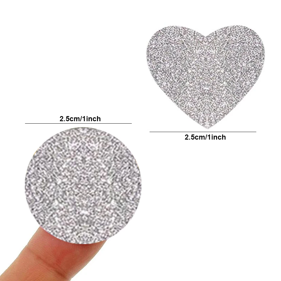 Bling Круглый ярлык в форме сердца Стикеры s съемки посвященной дню Святого