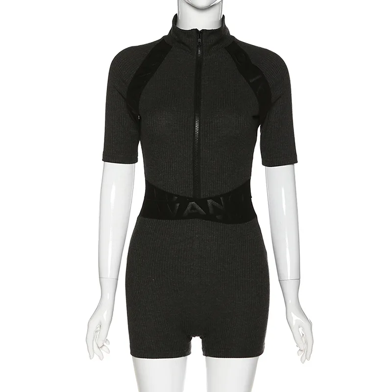 

Maoxzon Womens Sexy Club Bodycon Playsuits For Female Sportswear Fitness Slim Skinny Shorts Rompers Jumpsuits Thread Overalls