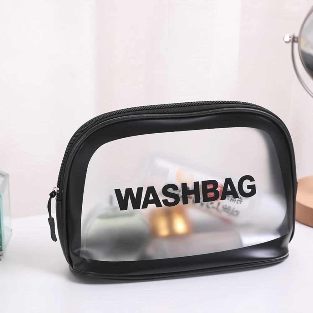 

Portable Storage Bag Handbag Waterproof Storage Bag Large Capacity Wash Bag Pu Makeup Bag Frosted Makeup Bag