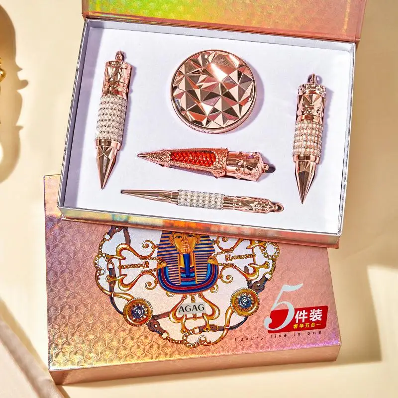 

Тушь для ресниц Lenghten, губная помада Водонепроницаемая блеск, мягкая подводка для глаз, скипетр королевы на День Св. Валентина в подарочной к...