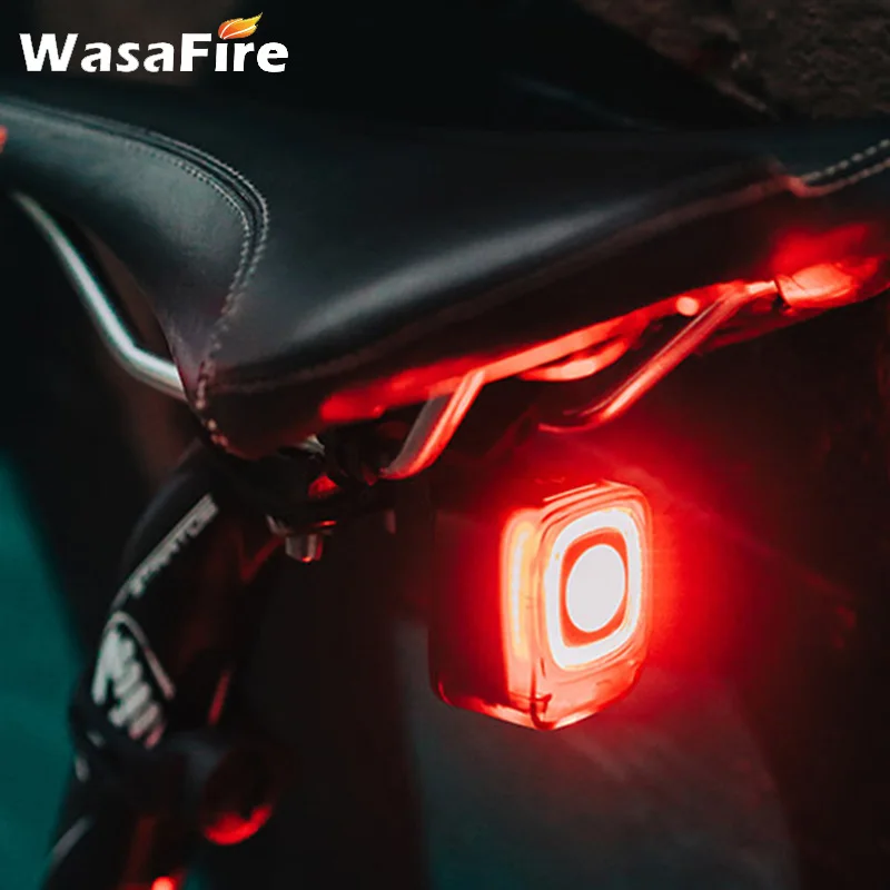 

200LM Bicycle Taillights Intelligent Sensor Brake Lights USB Road Bike Brake Light IPX6 Waterproof Bike MTB Flash Tail Light