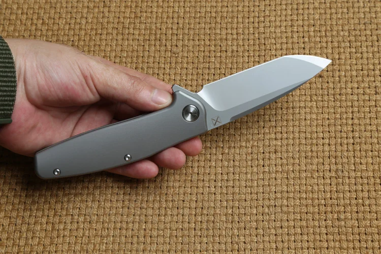 DICORIA YX750 складной нож шарикоподшипник VG-10 лезвие TC4 титановая ручка Кемпинг Охота Открытый suvival Карманные Ножи EDC инструменты