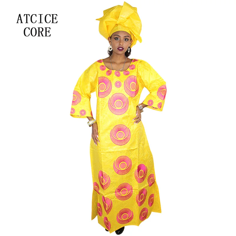 Африканские платья для женщин Модный Дизайн Новый Африканский базин вышивка