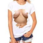Женская футболка с большой грудью 20 @ размера плюс, футболка с коротким рукавом, модный простой топ с круглым вырезом, Camiseta Mujer Verano