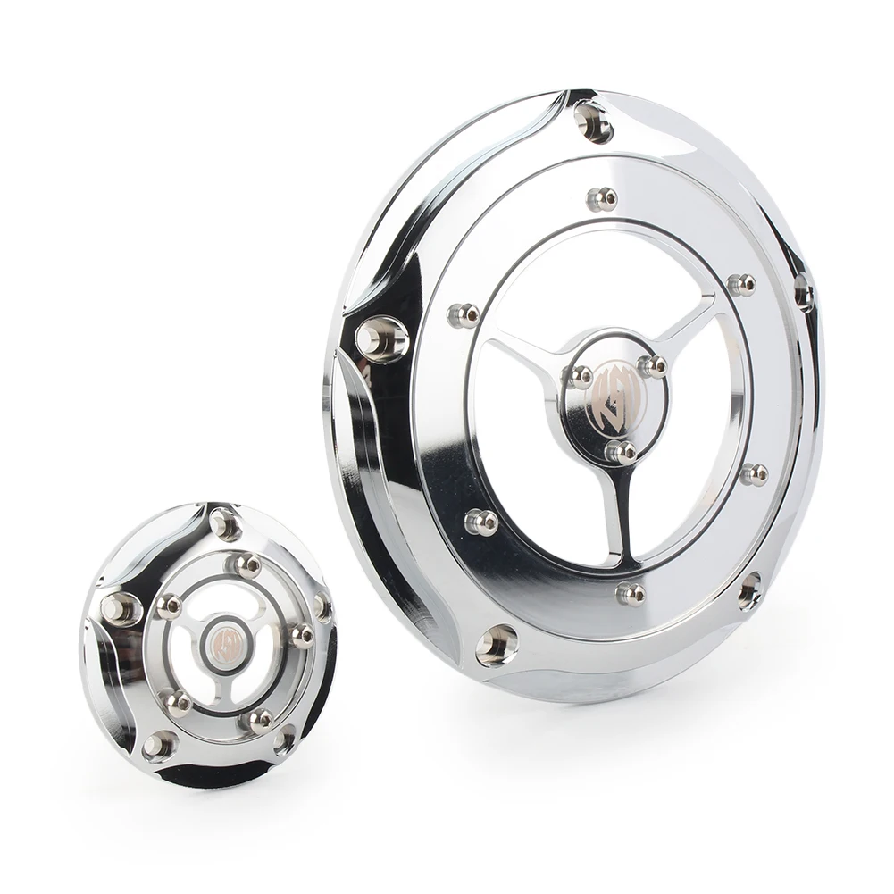 Хромированная крышка таймера ГРМ RSD Derby для Harley Road King Electra Glide Softail FXS FXDL FXDC FLHRS и т. Д