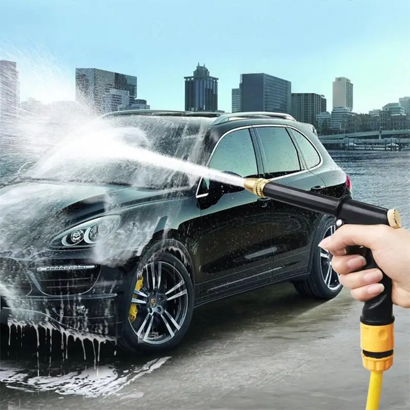 

Портативный водяной пистолет высокого давления для очистки автомойки садовый шланг для полива насадка спринклер пенопластовый водяной пи...