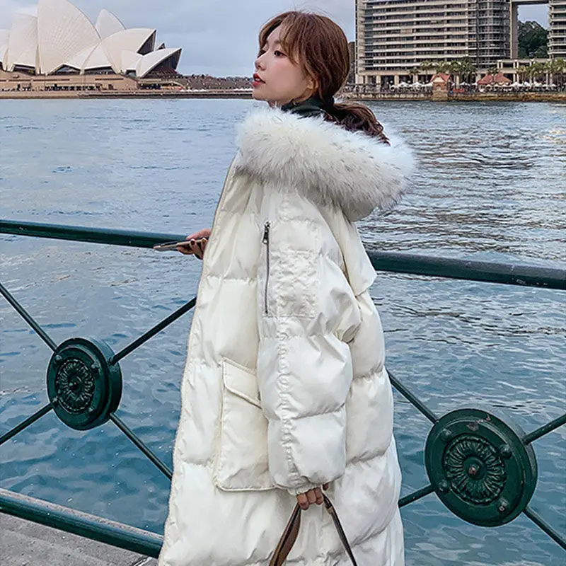 

Parka Autumn Winter Jacket Women Clothes Vintage Warm Coat Female Women's Down Cotton Jacket Warm Thick Long Parkas Oversized
