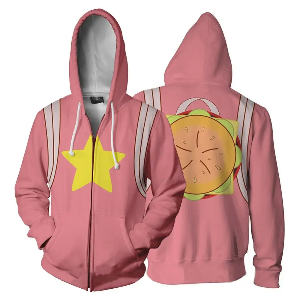 Толстовка Steven Universe для косплея толстовка на молнии с 3D принтом мужское и Женское