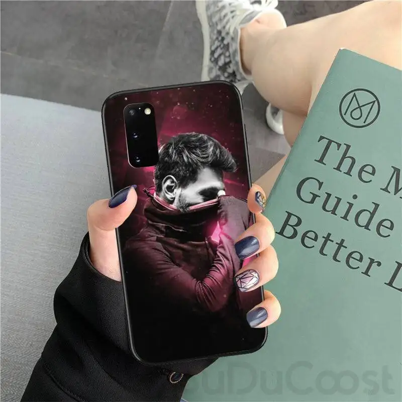 

Chenel Lionel Messi Neymar Silicone Black Phone Case for Samsung Galaxy S10 S10E Lite s6 s7 s8plus s9plus S5 S20