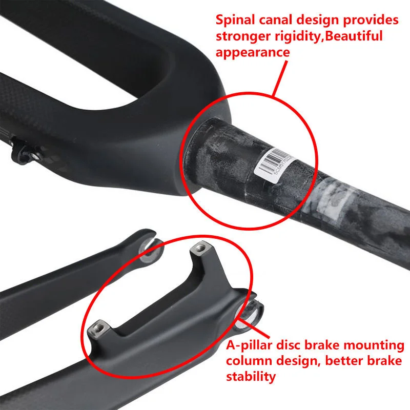 Велосипедная вилка полностью карбоновая велосипедная передняя 26/27 5/29 дюйма