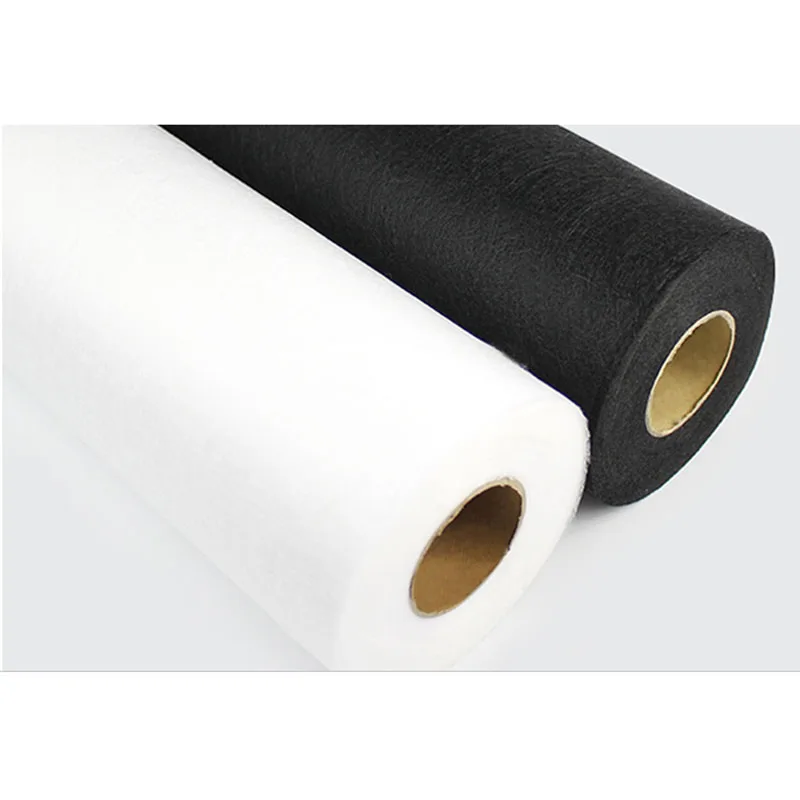 Двусторонняя клейкая бумага 1 см 112 белая черная мягкая Нетканая для шитья