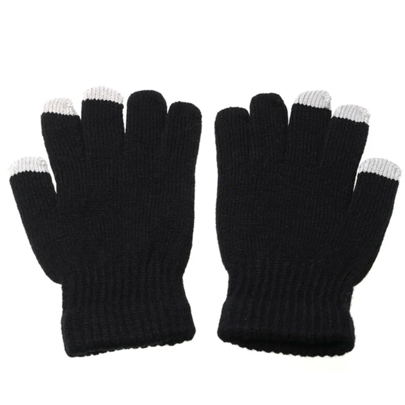 

Heating Gloves Winter Men Women Hand Warmer Heated Knitted Mittens 5V USB Skiing J55