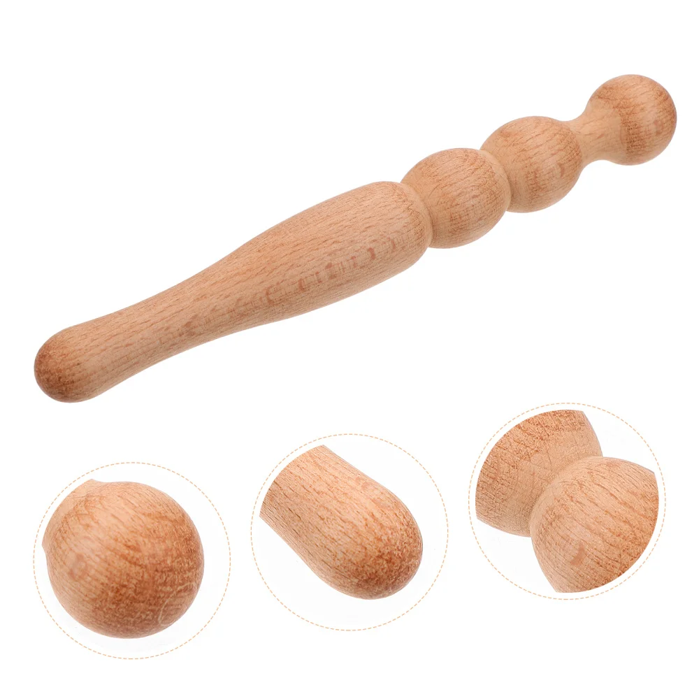 

1Pc Meridian Massaging Stick Wooden Stick Manual Massaging Rod