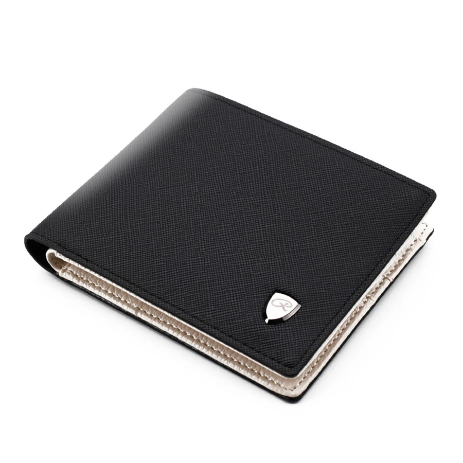 Ultra Thin Men's Wallet Male Leather Luxury Brand Design Small Slim Walet Card Coin Purse for Men Wallets Short portomonee | Багаж и