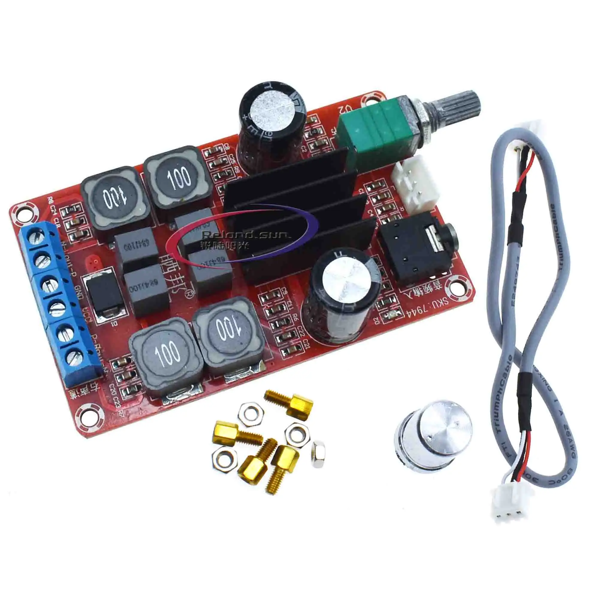 2*50 Вт XH-M189 высококлассная плата цифрового усилителя мощности TPA3116D2 DC24V двухканальная плата стерео усилителя мощности