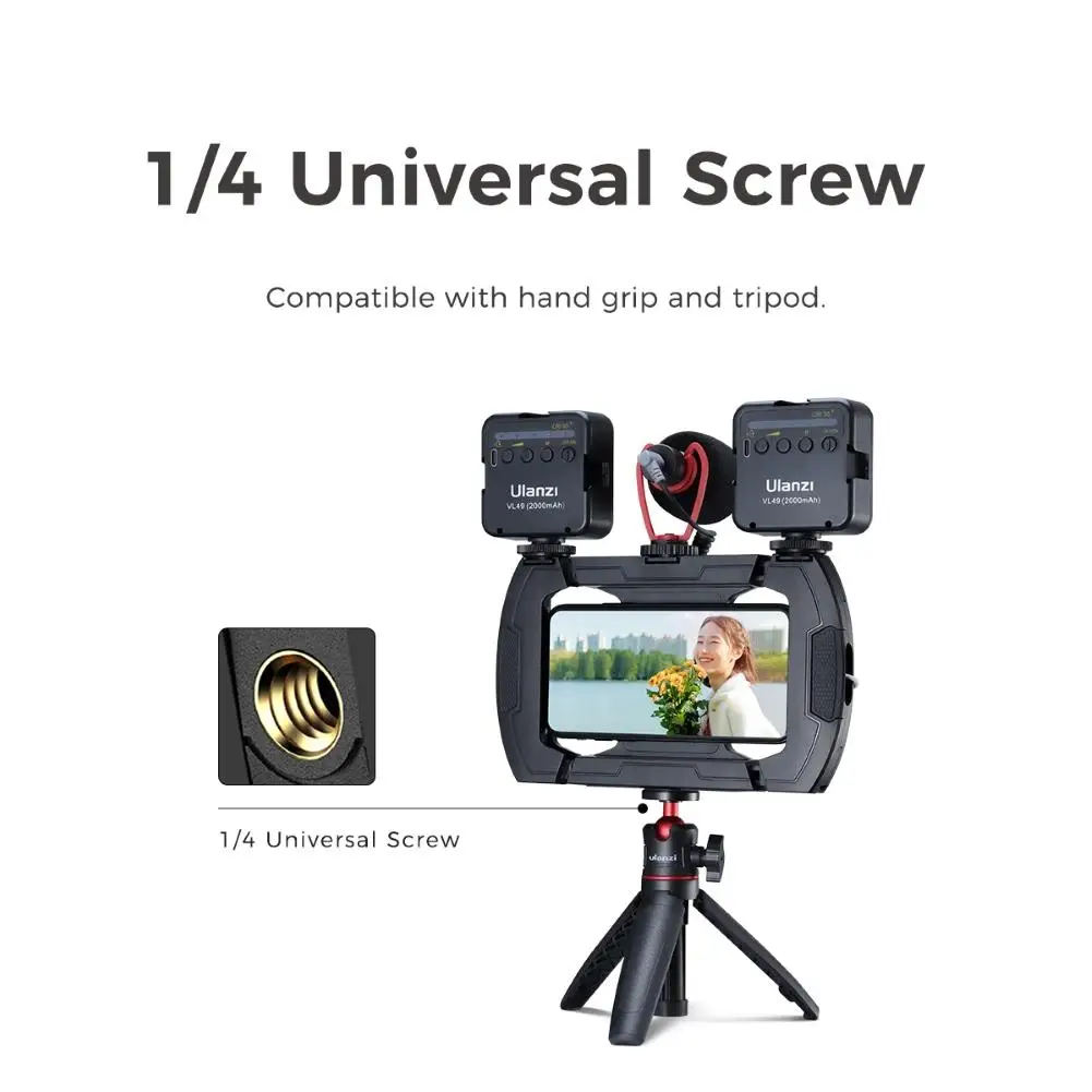 

Ulanzi U-Rig Lite Handheld Mobile Phone Filming Expansion Cage with Cold Shoe