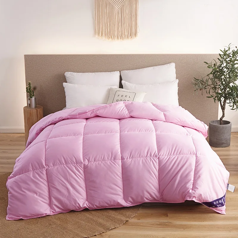 

Goose/duck Down Quilt Blanket Duvet for Winter White Cotton Cover Thicken Comforter King Queen Twin Size