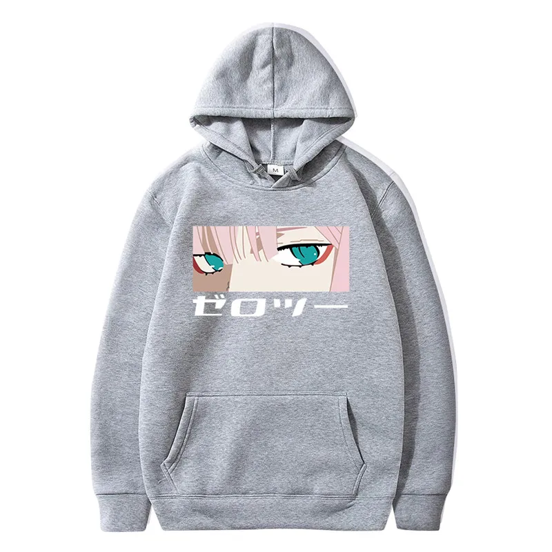 

Anime Darling In The Franxx Zero Two Hoodies Harajuku Casual Streetwear Graphic Sweatshirts Unisex Hoodies