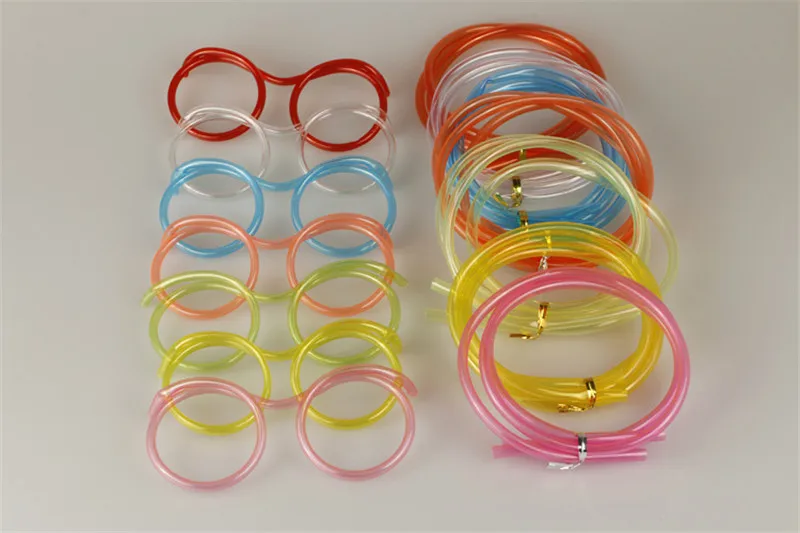 10 шт./компл. забавные трубочки для напитков уникальная Гибкая трубочка питья