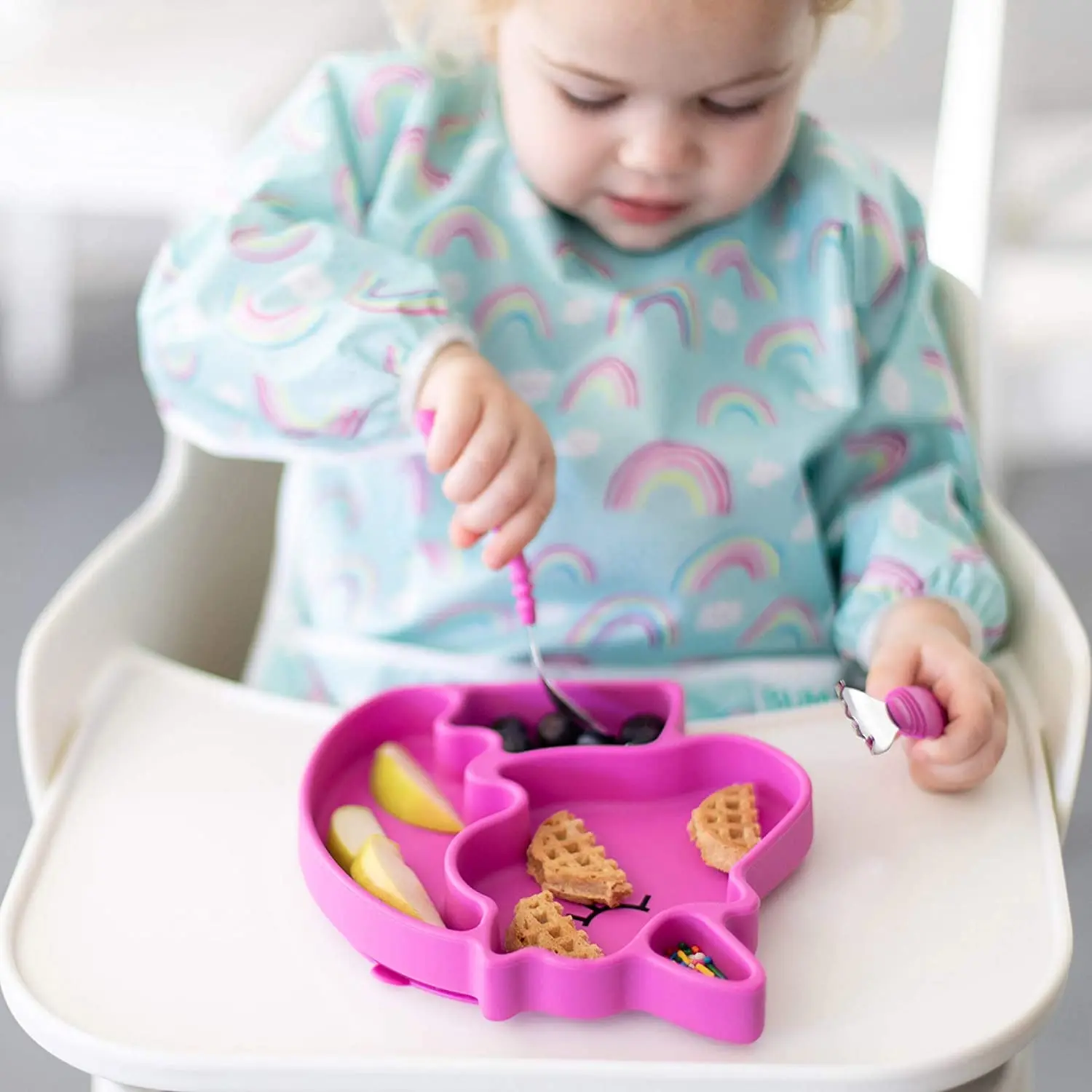 

Silicone Unicorn Plate Baby Plate BPA Free