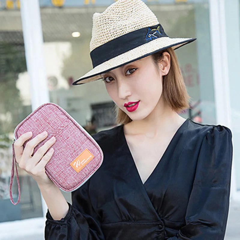 

Women Travel Passport Bag Credit ID Card Holders Cash Wallet Purse Documents Case Zipper Organizer Belt Unisex Popular