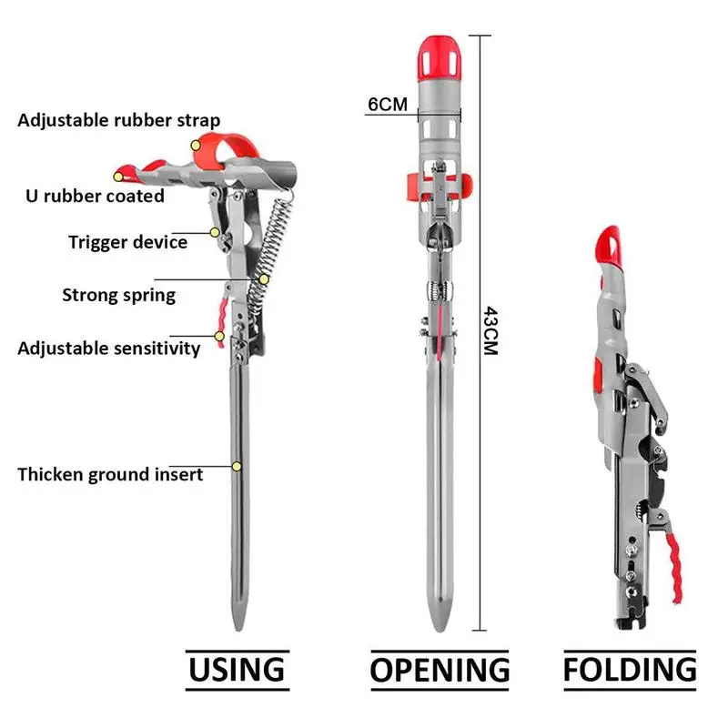 1 шт. новый держатель для уличной рыбалки авто морской удочки Авто подставка