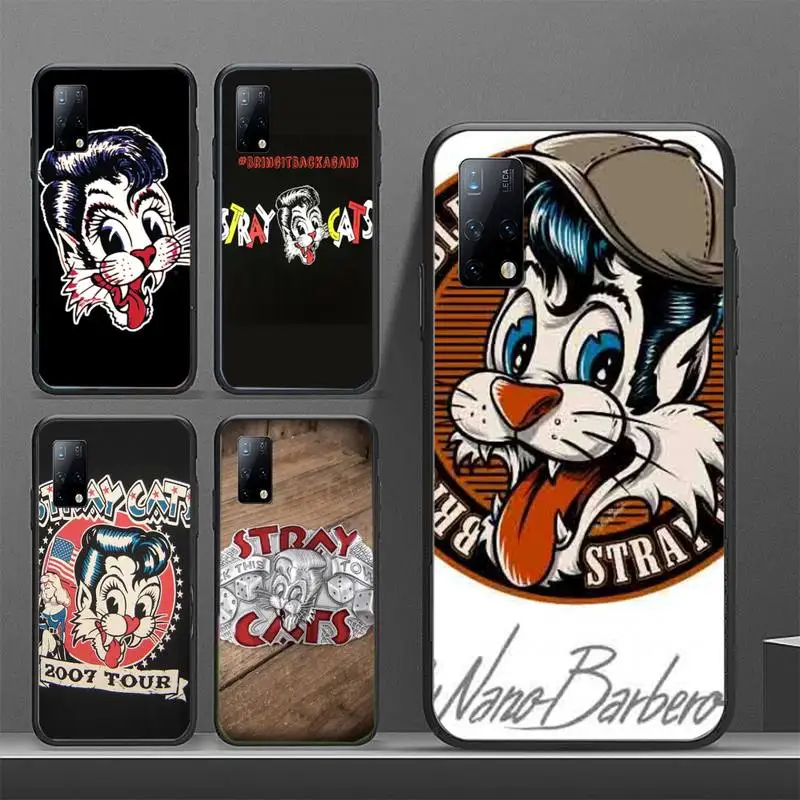 

Stray Cats Rockabilly Slim Newly Arrived Phone Case for Huawei p30 p40 p20 lite pro mate 9 10 20 30 40 20X coque Fundas