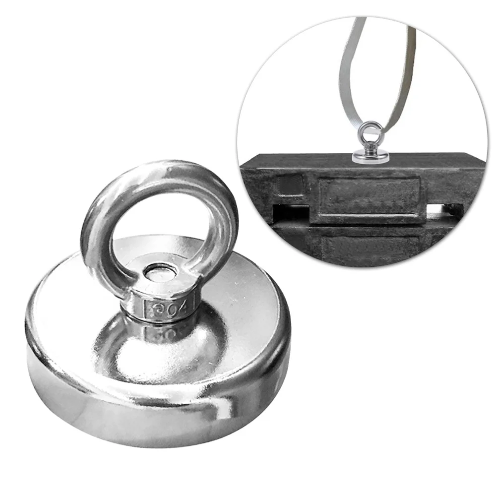 

75mm Diameter Neodymium-iron-boron High Power Magnet For Underwater Metal Salvage