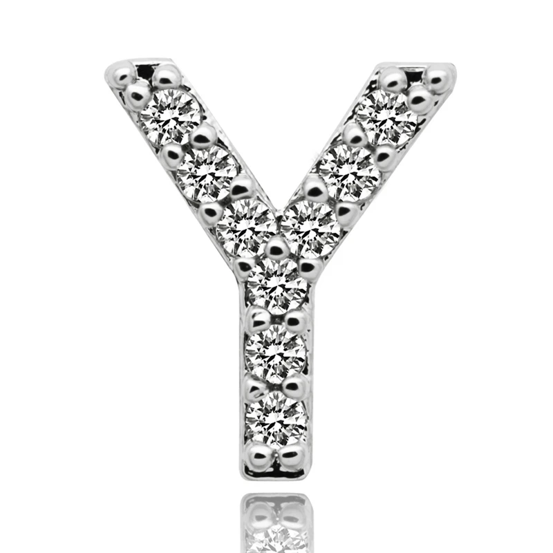 Хип-хоп 26 букв Золотые/серебряные зубы Grillz все Iced Out микро Pave CZ зубные грили с силиконовые Украшения для тела подарок B40
