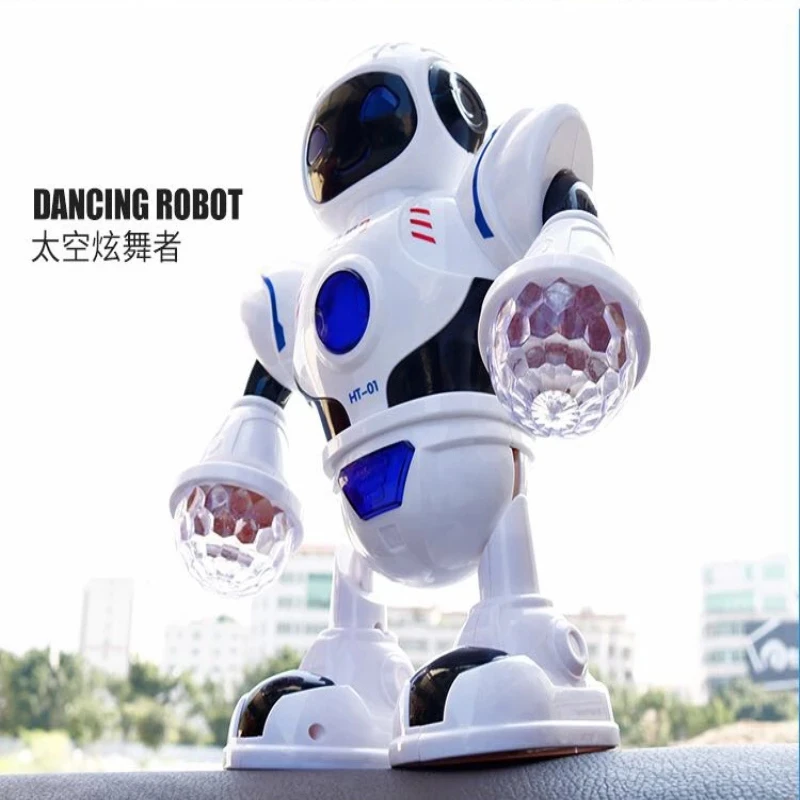 Новый Интеллектуальный робот со светодиодным освещением музыкальный