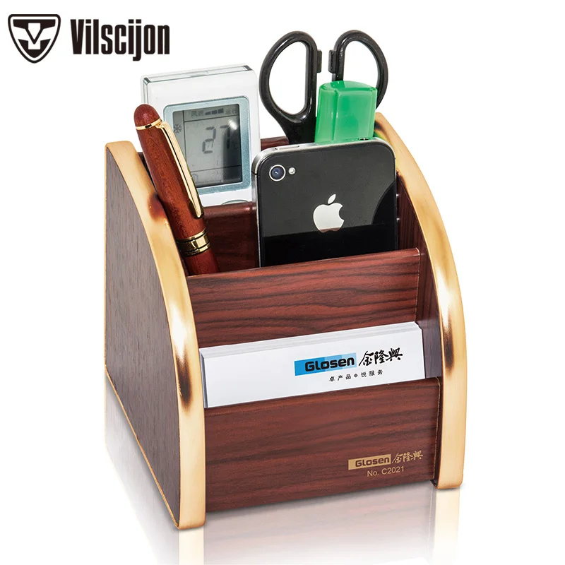 Держатель для ручек настольная Новая мода многофункциональная деревянная