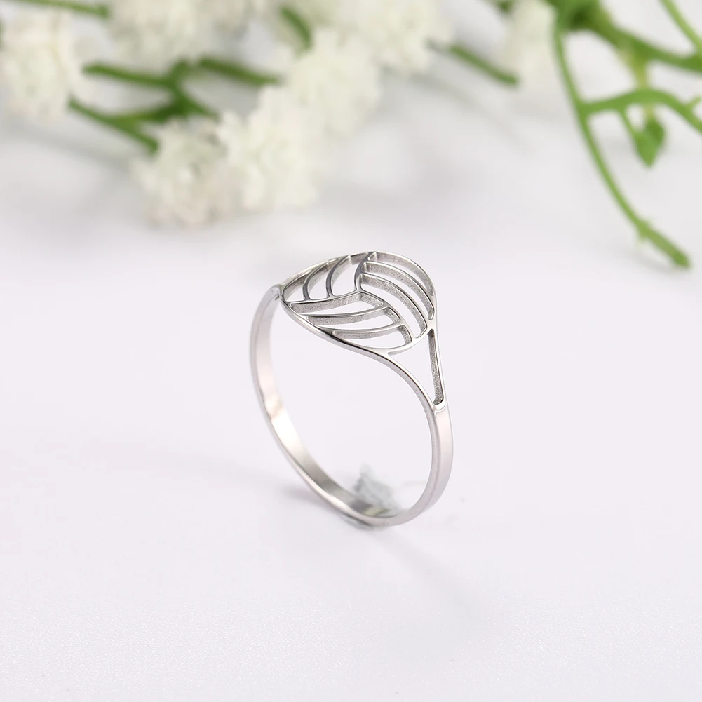 Кольцо из нержавеющей стали в форме волейбола COOLTIME серебристые кольца ювелирные