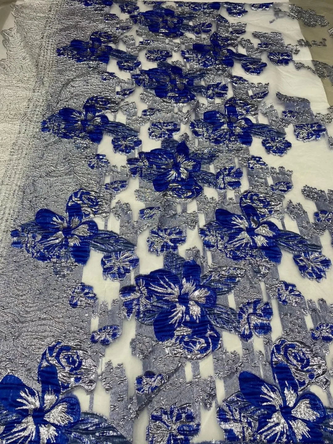 

Nigeria Mesh Brocade Lace Fabric Embroidery African Lace Fabric 2021 High Quality Lace Fabric Bridal Dress D40831