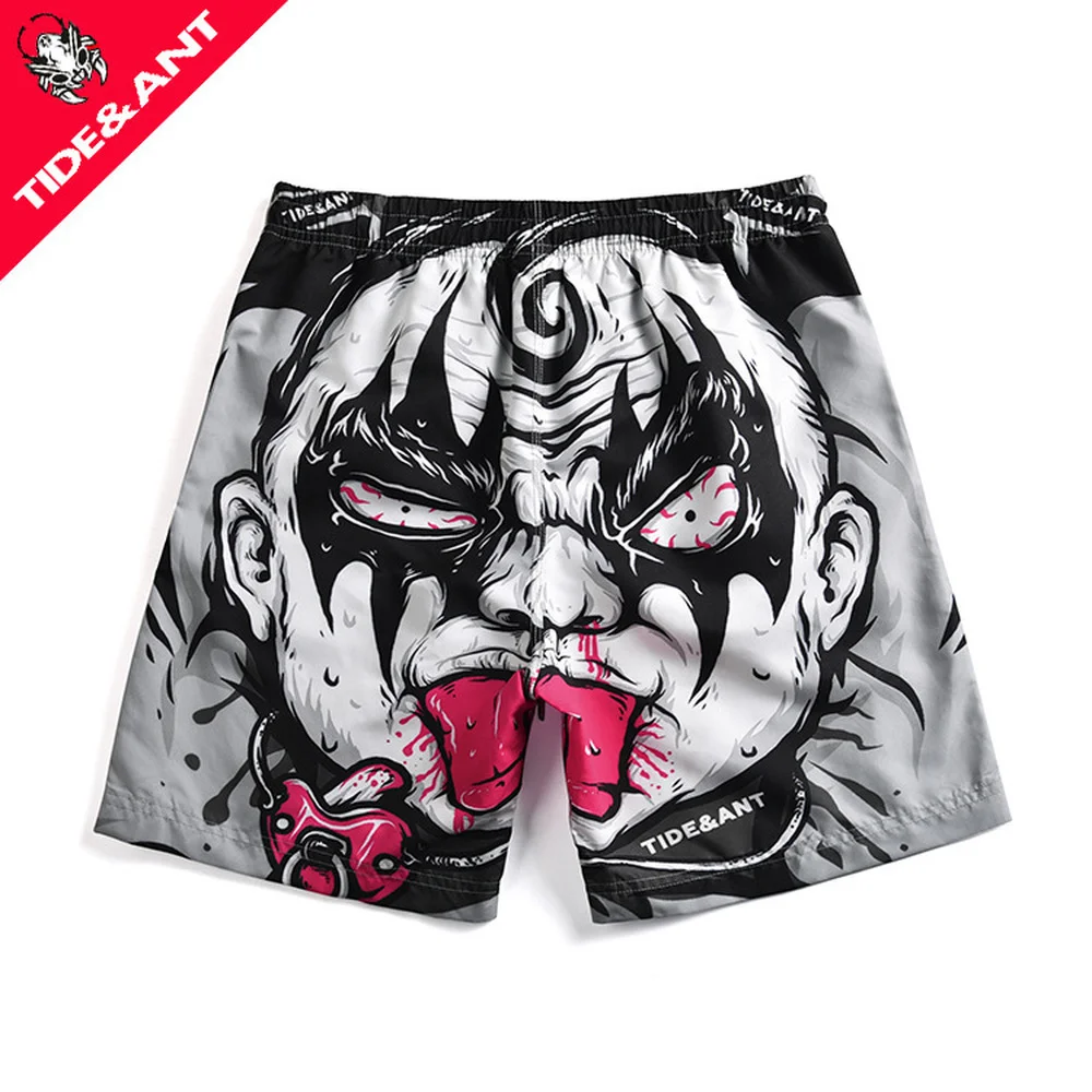 Быстросохнущие летние мужские пляжные шорты с принтом одежда для плавания