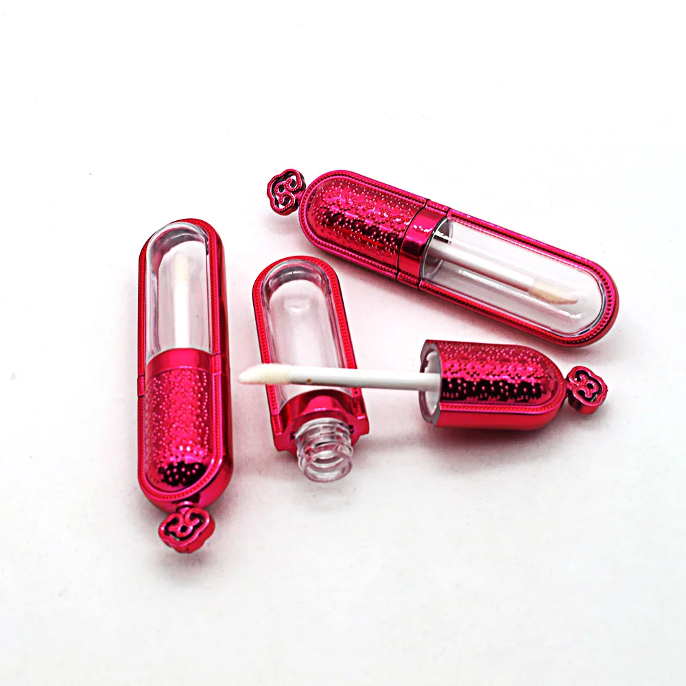 10 шт. Золотая пластиковая Корона блеск для губ пустая туба косметический