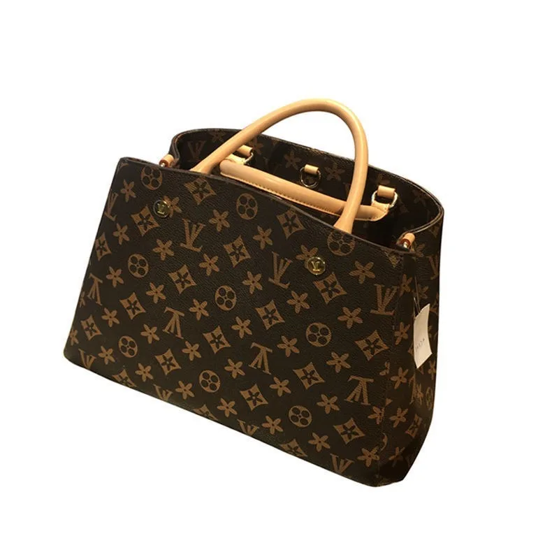 

Shoulder Bag 2020 New European and American Fashion Classic Printed Crossbody Portable Color Changing Leather with Logo Satchels