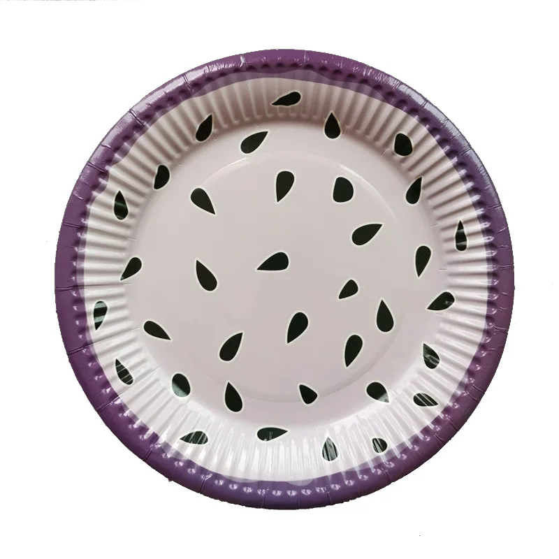 10 шт. одноразовые бумажные тарелки для украшения свадьбы дня