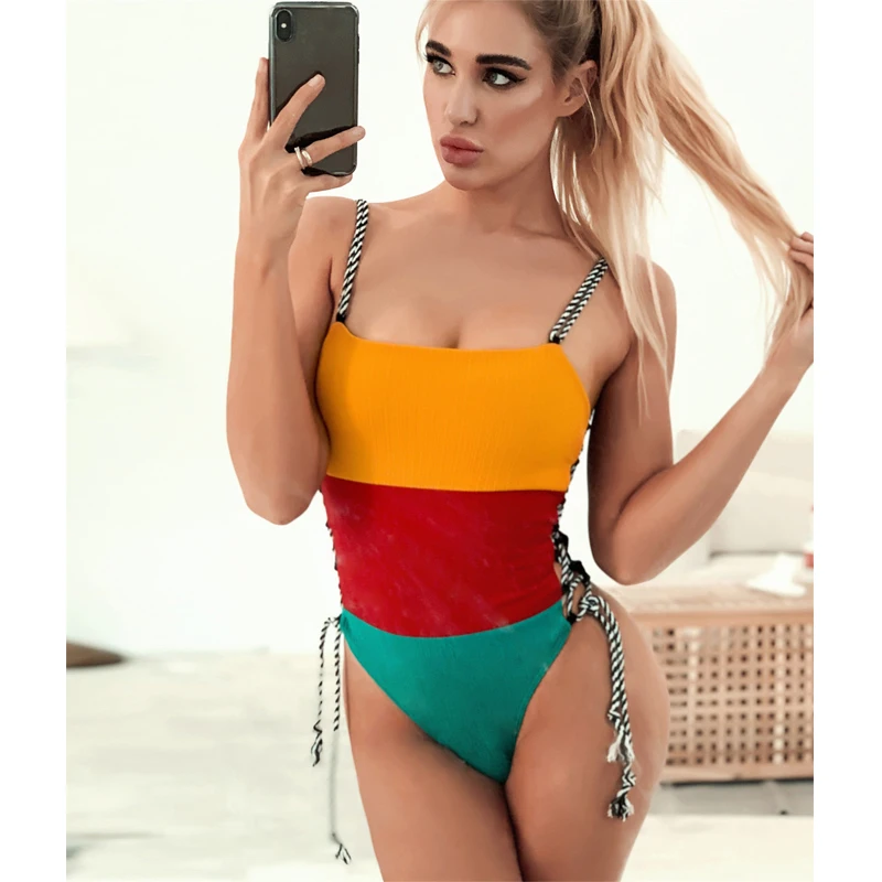 2022 купальник с высокой талией купальный костюм для женщин Раздельный комплект