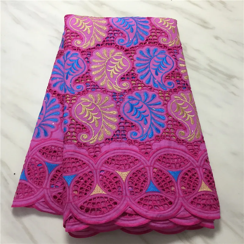 

Swiss Swiss Yarn Lace Swiss African Lace Fabric 2022 High Quality Lace Swiss Cotton Lace Fabric Sewing PL116321
