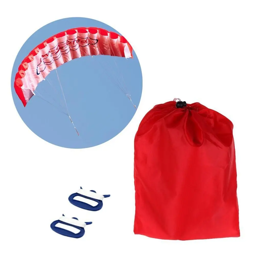 

1.4m Dual Line Stunt Parafoil Parachute Surfing Kite Paragliding Nylon Kite Sports Beach Dual Line Flying Kite Outdoor Toys