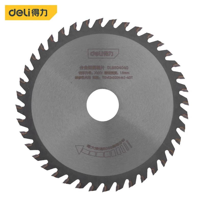 deli Circular Saw Blade Electric Grinding Cutting Disc Rotary Tool for Metal Cutter Power Tool Wood Cutting Discs Alloy Steel