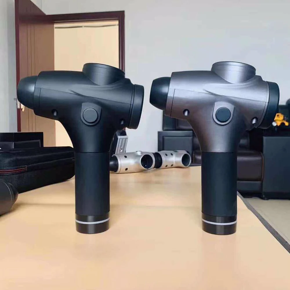 

20 Files High Frequency Massage Gun Muscle Relaxation Body Deep Tissue Fascia Massager LCD Display Fitness Equipment massageador