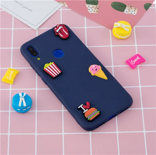 TRISEOLY для Xiaomi Redmi Note 7 Чехол Redmi 7 3D стерео патч мягкий силиконовый бампер набивной чехол с изображением животного для телефона Xiomi Redmi Note7