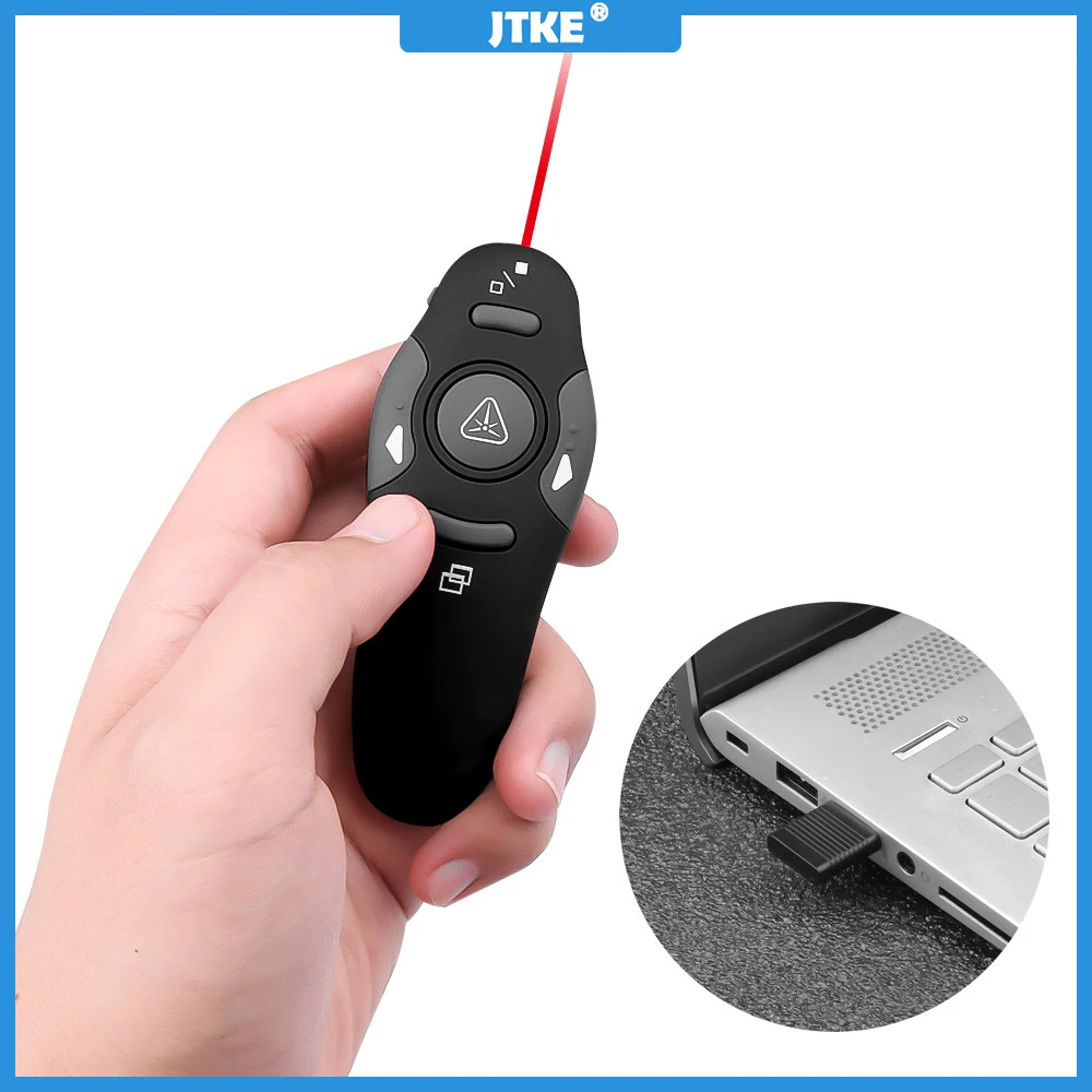 2 4 г лазерная указка Беспроводной ведущий светодиодный красный лазерный ручка Usb