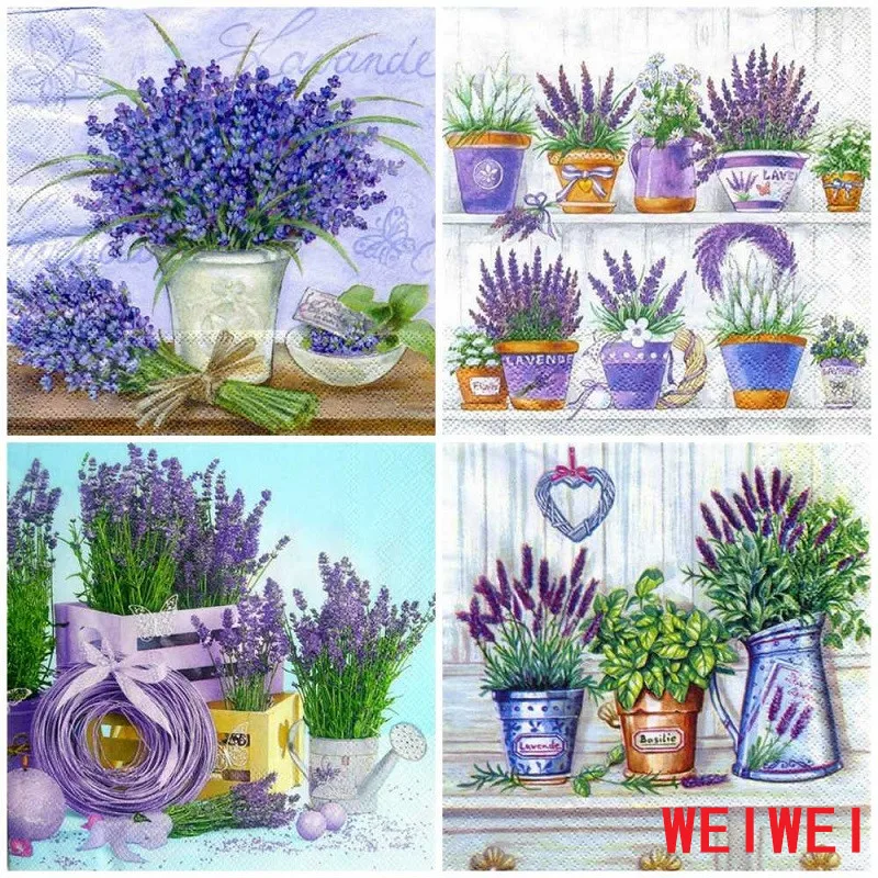 

5D Diamond Painting Lavender Full Square/round Drill Flower Embroidery Cross Stitch Modern Simple Home Decor Painting Weiwei