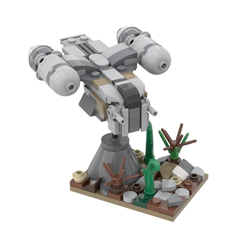 MOC-51912 кинозвезда Мини Космический корабль бритвы сцены космический