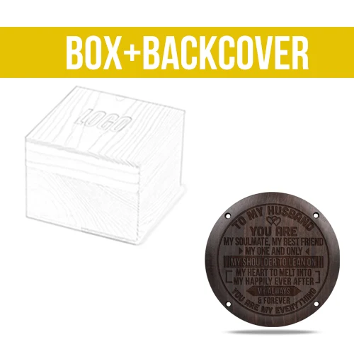logo-back and box Настроить Часы для вашей собственной продукции бренда Прямая oem часы - Цвет: logo-back and box